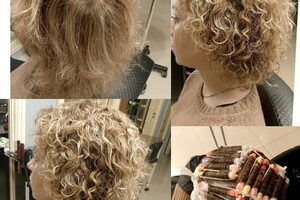 Челабиева Татьяна Владимировна — Хим.завивка на блонд. — Портфолио №14