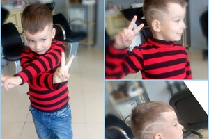 Челабиева Татьяна Владимировна — Дет.стрижка.с рисунком. — Портфолио №3