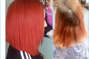 Челабиева Татьяна Владимировна — Окрашивание волос (пятый элемент))) — Портфолио №4