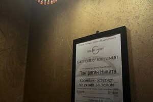 Понтрягин Никита Николаевич — Диплом / сертификат №1