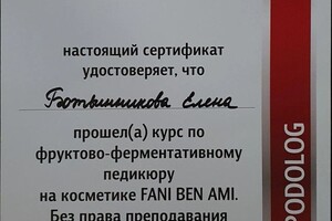 Диплом / сертификат №4 — Ботвинникова Елена Александровна