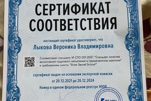 Диплом / сертификат №4 — Лыкова Вероника Владимировна