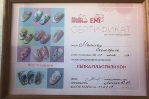 Диплом / сертификат №101 — Мглинец Екатерина Эльмаровна