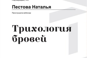 Диплом / сертификат №4 — Пестова Наталья Ивановна