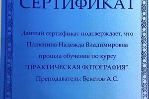 Диплом / сертификат №10 — Рыжова Надежда Владимировна