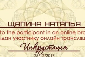 Диплом / сертификат №28 — Щапина Наталья Викторовна