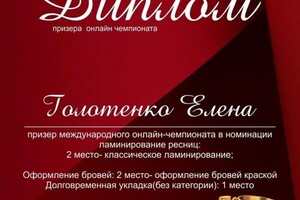 Диплом / сертификат №4 — Голотенко Елена Викторовна