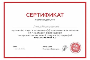 Диплом / сертификат №2 — Низамутдинова Линара Фаилевна