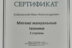 Диплом / сертификат №6 — Бобровский Иван Александрович