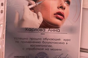 Диплом / сертификат №7 — Карлова Анна Сергеевна