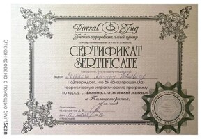 Диплом / сертификат №15 — Миракян Артур Павлович