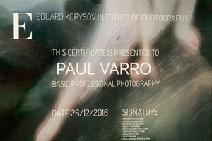 Диплом / сертификат №10 — Paul Varro