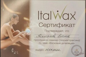 Диплом / сертификат №13 — Толмачева Елена Владимировна
