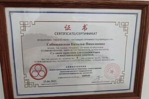 Диплом / сертификат №8 — Собищанская Наталья Николаевна