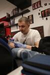 за работой в салоне ten ten tattoo — Азаров Вячеслав Вячеславович