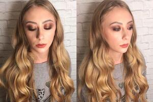 Бронзовый smoky eyes и укладка — Батаева Александра Юрьевна