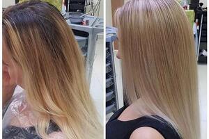 Окрашевание аиртач, тонирование Wella — Данилова Наталия Сергеевна