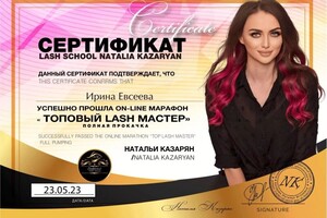 Диплом / сертификат №11 — Евсеева Ирина Валерьевна