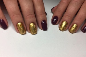 Маникюр, покрытие Shellac, дизайн — Федорова Ирина Сергеевна