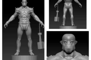 3D модель в программе ZBrush — Горскина Анастасия Олеговна