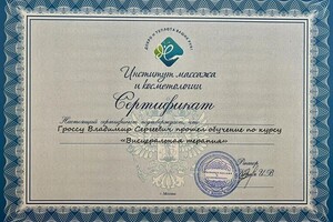 Диплом / сертификат №14 — Гроссу Владимир Сергеевич