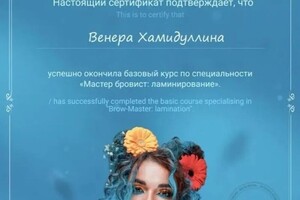 Диплом / сертификат №11 — Хамидуллина Венера Флоритовна