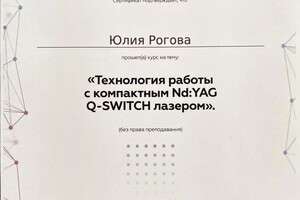 Диплом / сертификат №12 — Иванова Юлия Константиновна