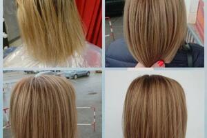 Умная стрижка Vidal Sassoon и окрашивание Goldwell — Кононова Анна Викторовна