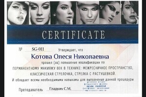 Диплом / сертификат №13 — Котова Олеся Николаевна