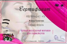 Диплом / сертификат №11 — Куликова Жанна Алексеевна