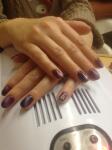 Маникюр с покрытием Shellac кошачий глаз — Кузьмина Марина Алексеевна