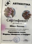 Диплом / сертификат №1 — Лосева Юлия Викторовна