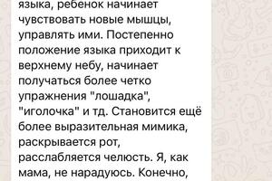 Логопедический массаж, устанавливали положение языка. — Манукова Ирина Никифоровна