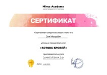 Диплом / сертификат №6 — Меграбян Эля Рафаэловна