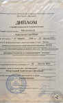 Диплом о профессиональной переподготовке — Митрохина Анастасия Сергеевна