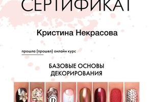 Диплом / сертификат №18 — Некрасова Кристина Александровна