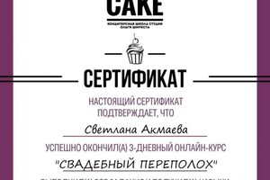 Диплом / сертификат №1 — Орехова Светлана Дмитриевна