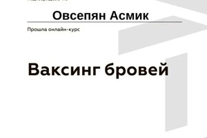 Диплом / сертификат №19 — Овсепян Асмик Рафаеловна