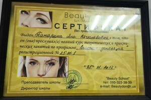 Диплом / сертификат №5 — Беляевская Яна Вячеславовна