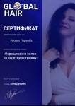 Диплом / сертификат №15 — Перкова Алина Геннадьевна