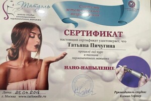 Диплом / сертификат №6 — Пичугина Татьяна Юрьевна