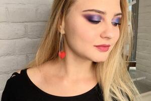 Colour makeup (работа с цветными подложками) — Попова Анастасия Олеговна