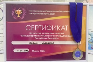 Диплом / сертификат №12 — Шаль Наталья Игоревна