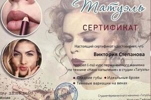 Диплом / сертификат №3 — Степанова Виктория Дмитриевна