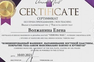 Диплом / сертификат №11 — Волжанина Елена Валентиновна