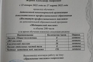 Диплом / сертификат №3 — Жердев Александр Андреевич