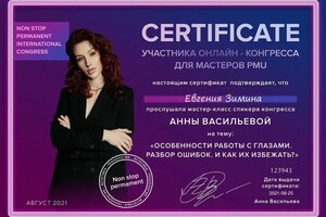 Диплом / сертификат №527 — Зимина Евгения Викторовна