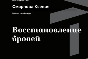 Диплом / сертификат №4 — Смирнова Ксения Сергеевна