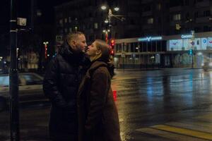 фотосессия lovestory в ночном городе — Бальба Дарья Петровна