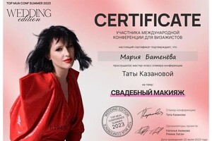 Диплом / сертификат №1 — Батенёва Мария Александровна